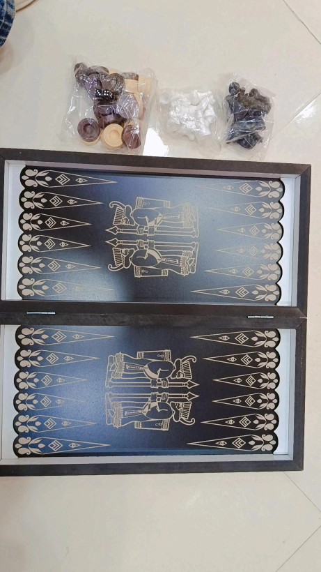بازی تخته نرد و شطرنج سایز بزرگ جنس mdf