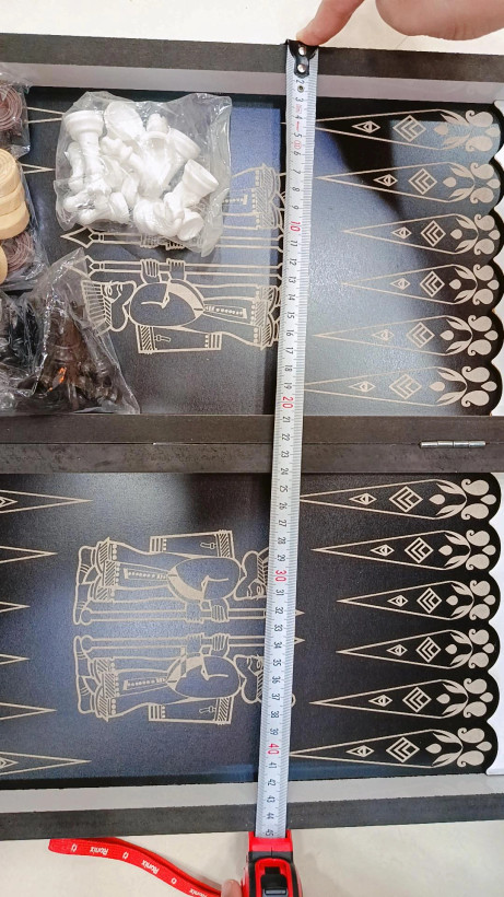 بازی تخته نرد و شطرنج سایز بزرگ جنس mdf