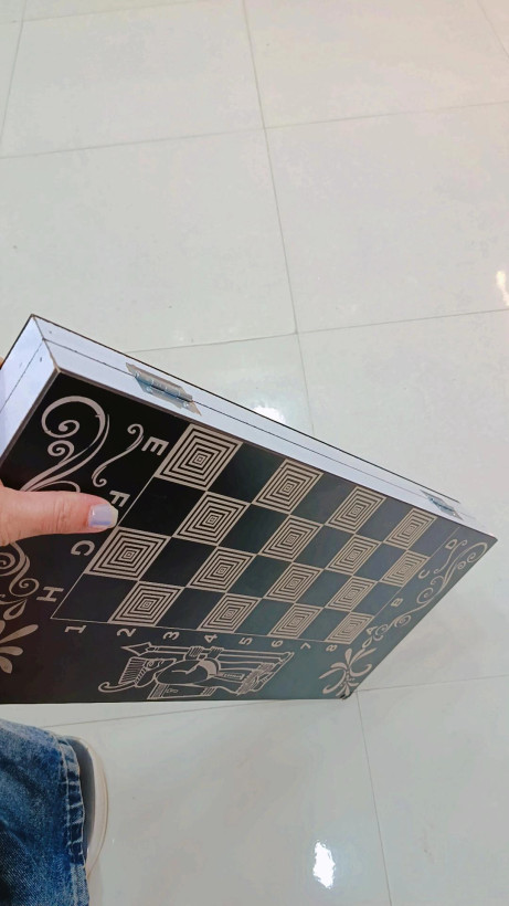 بازی تخته نرد و شطرنج سایز بزرگ جنس mdf