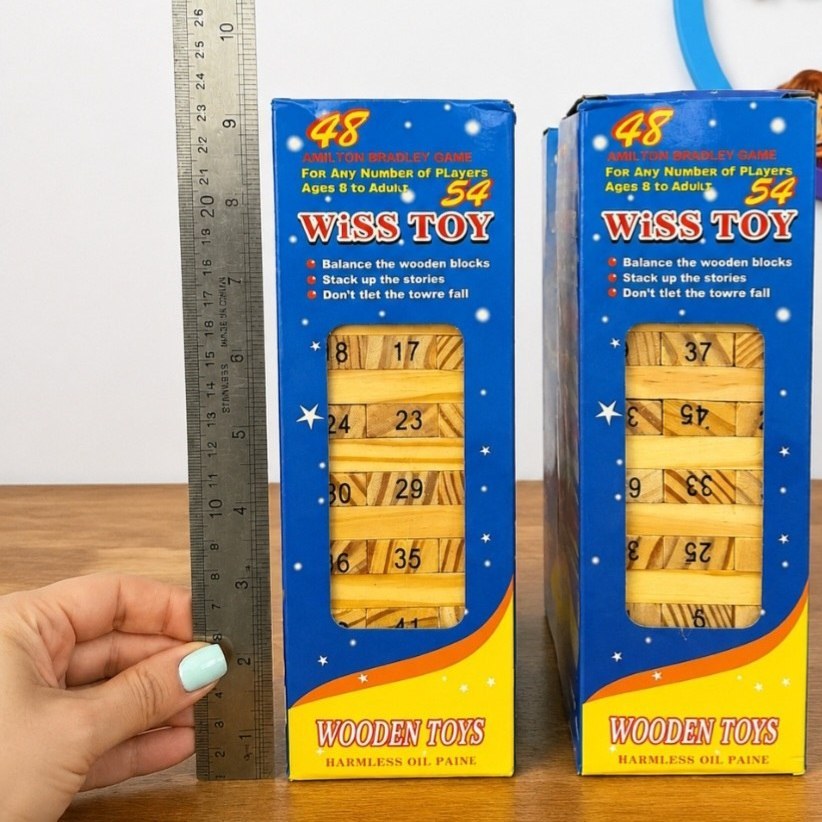 جنگا چوبی روسی 54تیکه 4تاس وارداتی