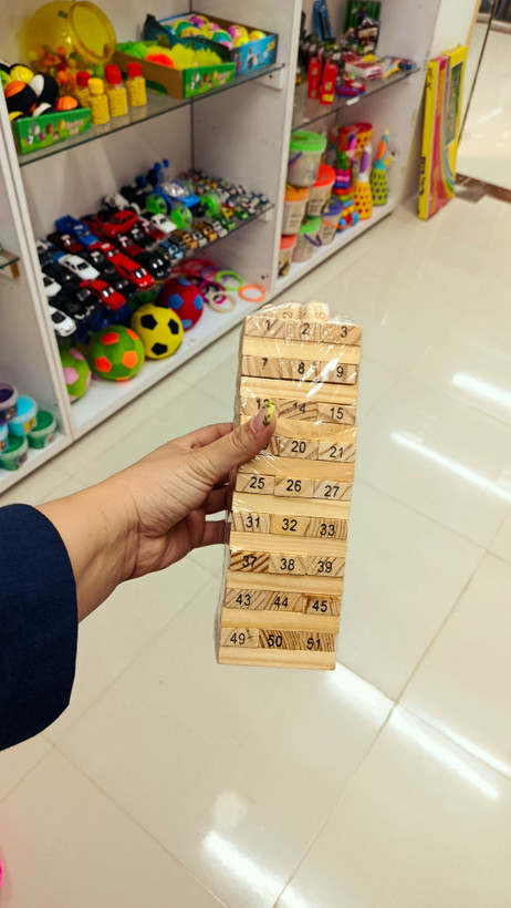 جنگا چوبی روسی 54تیکه 4تاس وارداتی