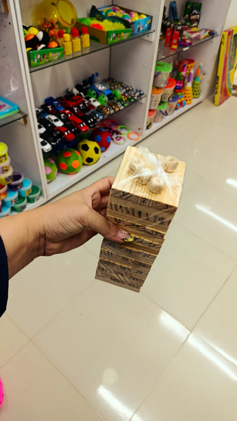 جنگا چوبی روسی 54تیکه 4تاس وارداتی
